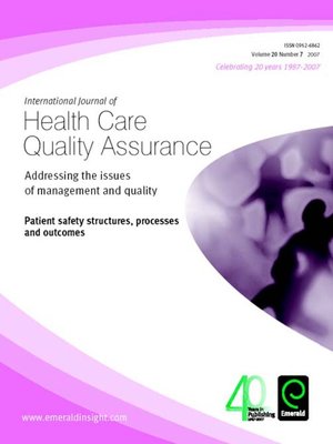 cover image of International Journal of Health Care Quality Assurance, Volume 20, Issue 7